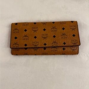 MCM trifold wallet